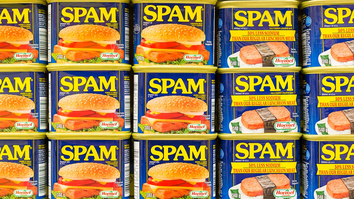 Stacks of spam