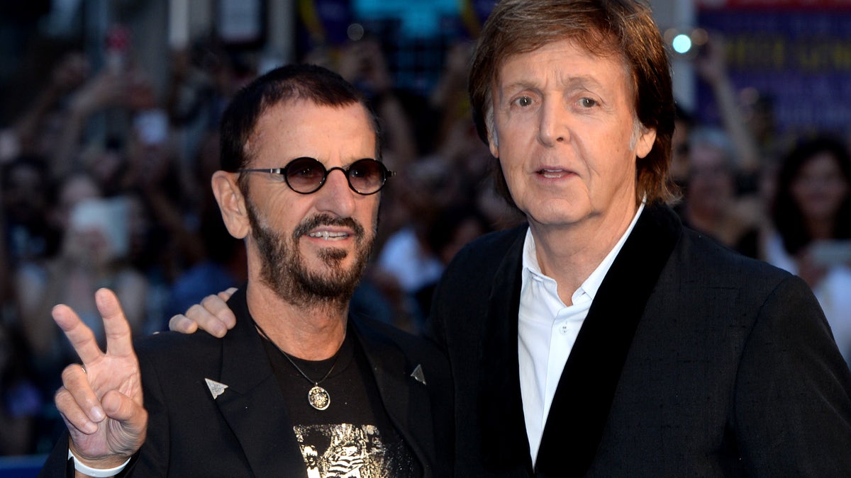 Ringo Starr and Paul McCartney