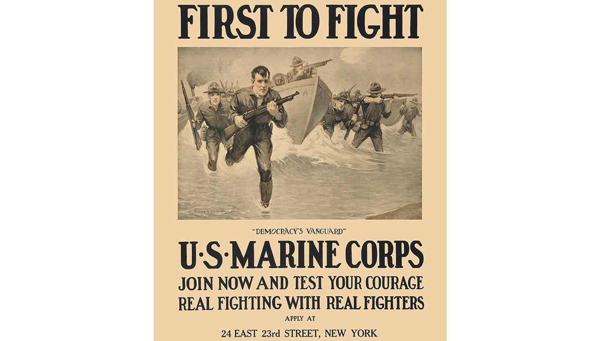 Marine Corps recruitment poster