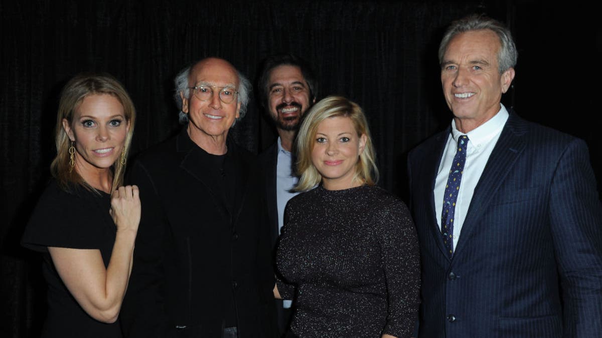 Cheryl Hines, Larry David, Ray Romano, Guest and Robert Kennedy Jr.