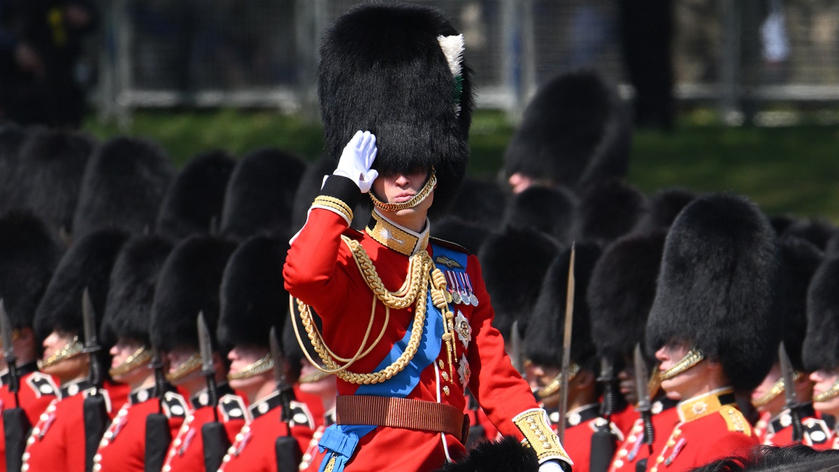 Prince William in his Trooping the Colour uniform