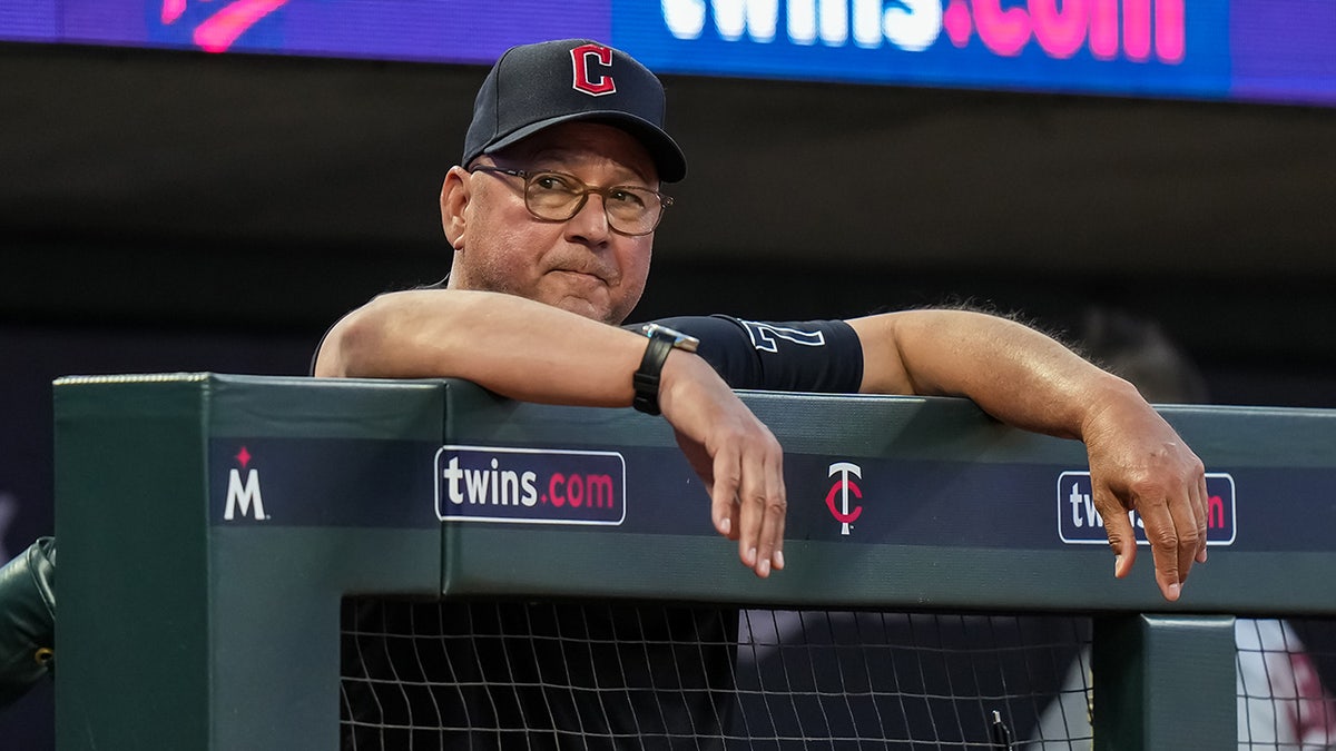 Manager Terry Francona looks on during a game