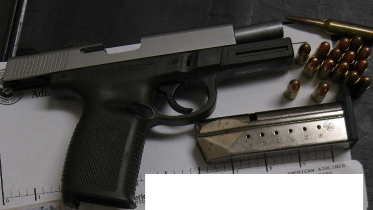 Gun and ammo found at South Dakota airport
