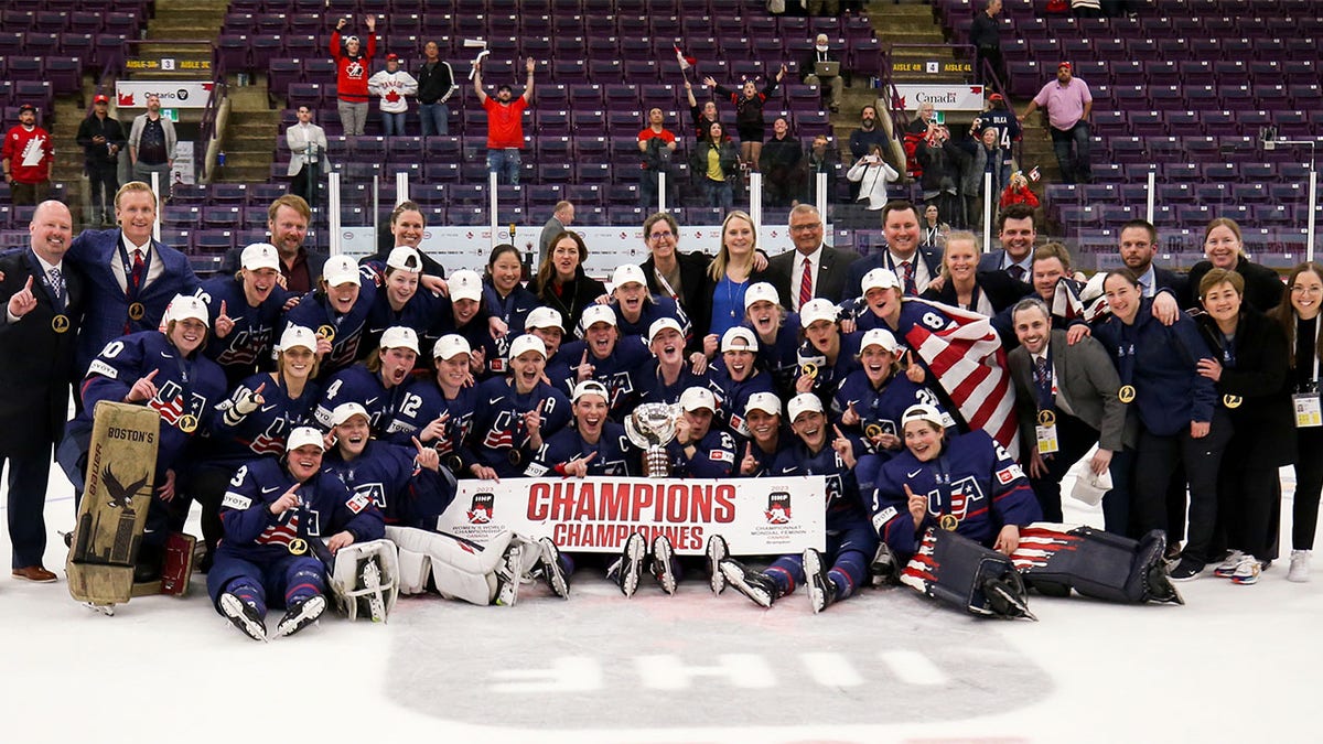 Team USA celebrates victory