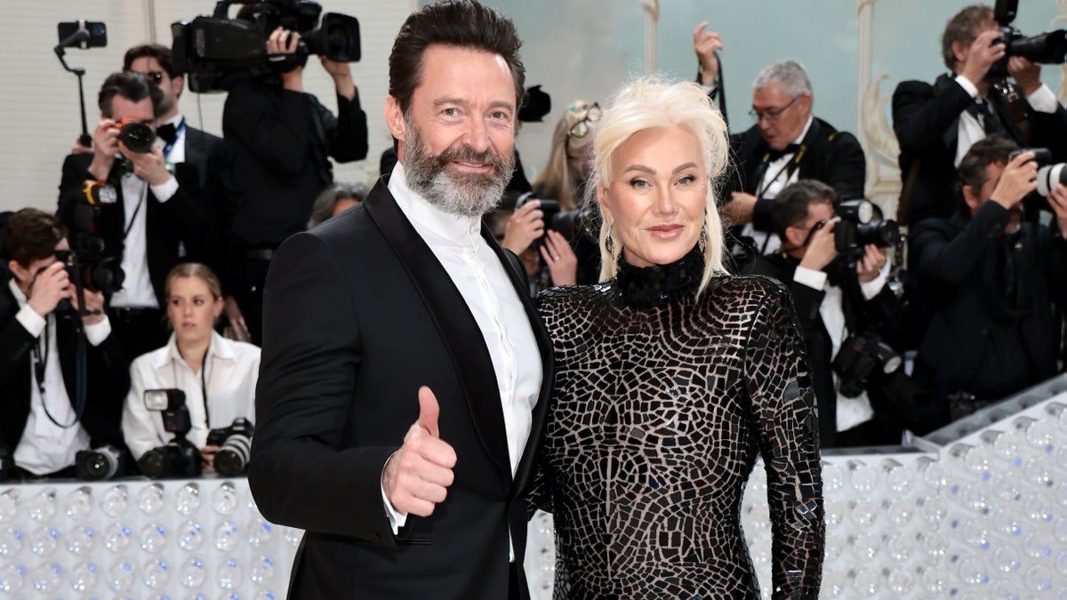 Hugh Jackman and Deborra-lee at the Met Gala