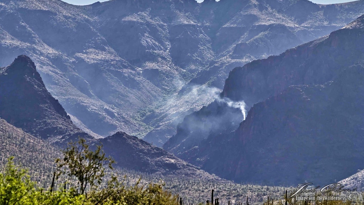 Arizona plane crash aerials