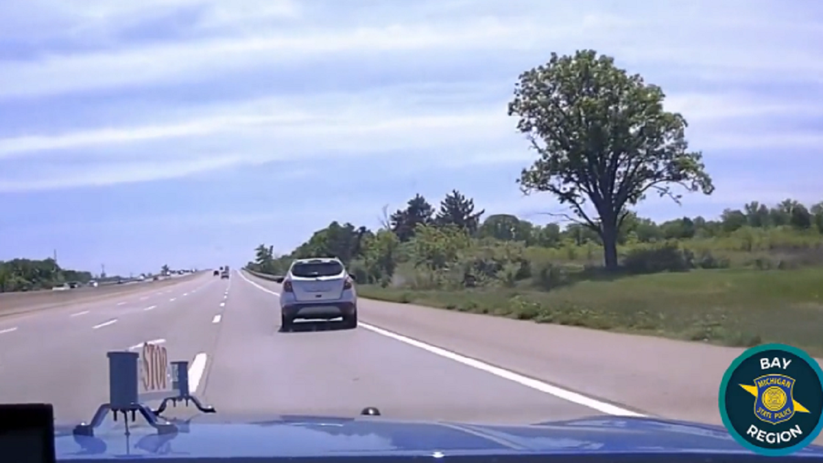 Michigan State Police Interstate-75 chase