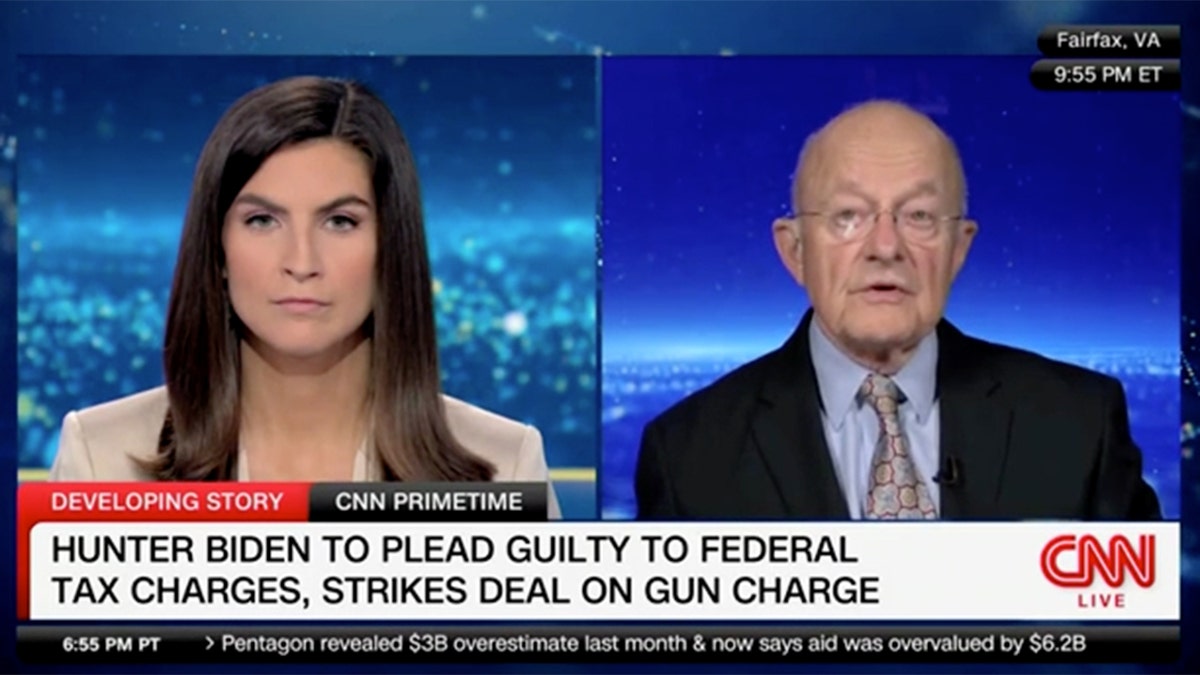 James Clapper and Kaitlan Collins