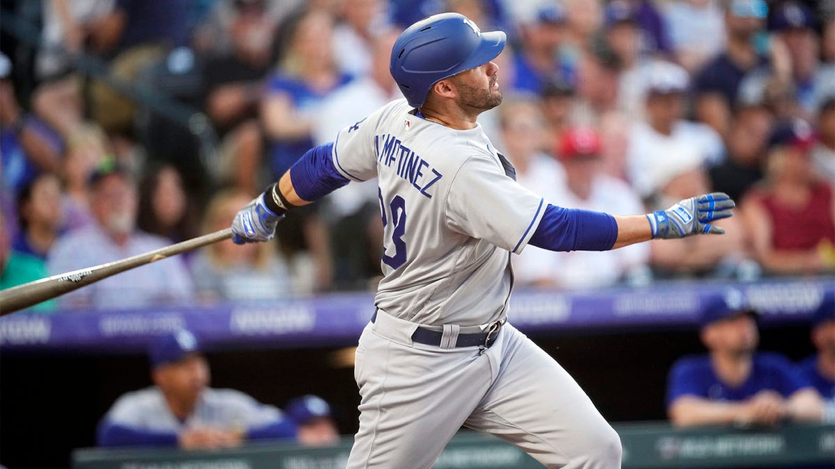 Dodgers activate DH J.D. Martinez from injured list
