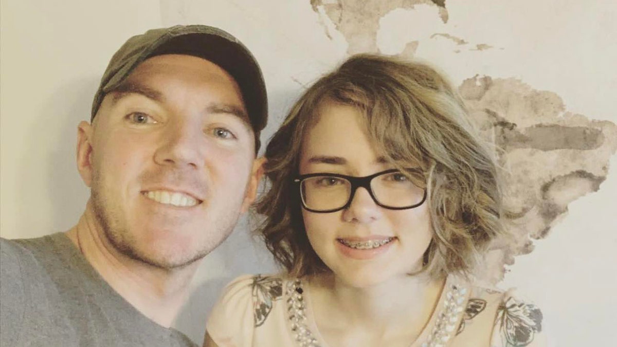 James and Astyn selfie