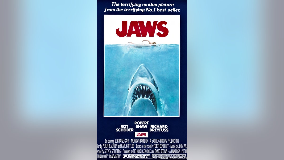 Jaws movie poster.