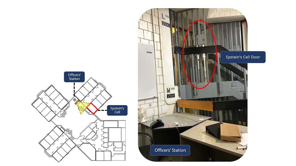 Images from the DOJ’s Office of Inspector General’s full report regarding Jeffrey Epstein's death