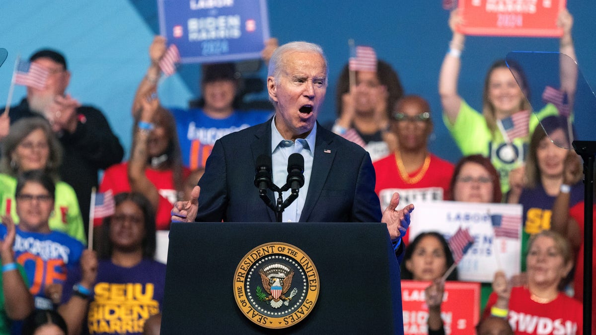 President Joe Biden headlines labor rally in Philadelphia