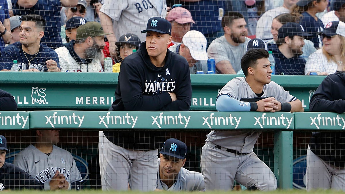Red Sox outfield has a big fan in Yankees' Aaron Judge - The