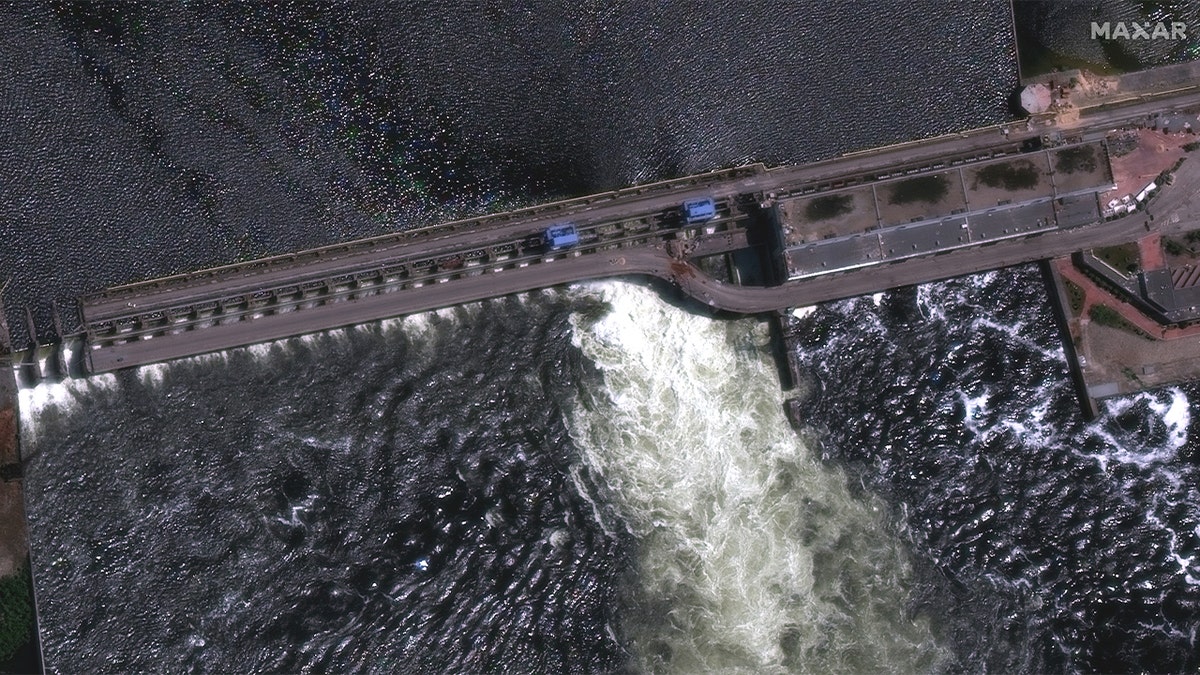 Kakhovka dam before damage