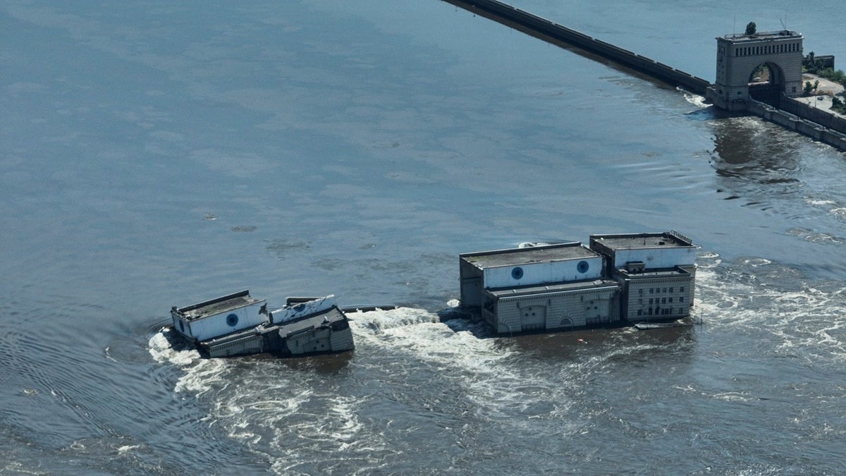 Kakhovka dam destroyed in Ukraine