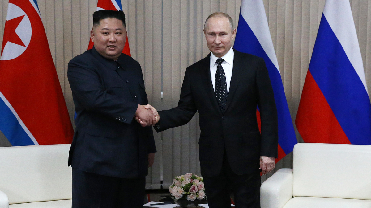 Kim Jong Un and Vladimir Putin