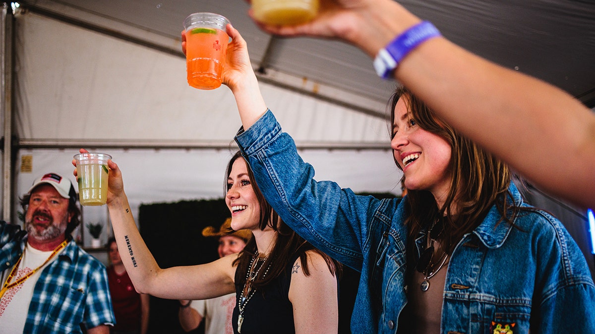 rebecca and megan lovell raise mocktails