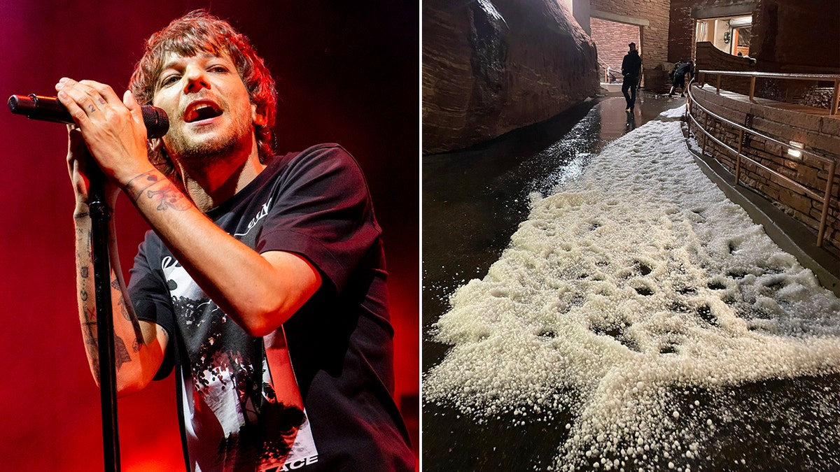 Louis Tomlinson's Red Rocks concert leaves seven fans hospitalized, nearly  100 injured by severe hailstorm | Fox News