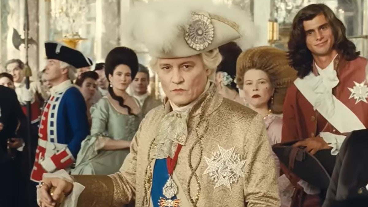 Johnny Depp as Louis XV in Jeanne De Barry