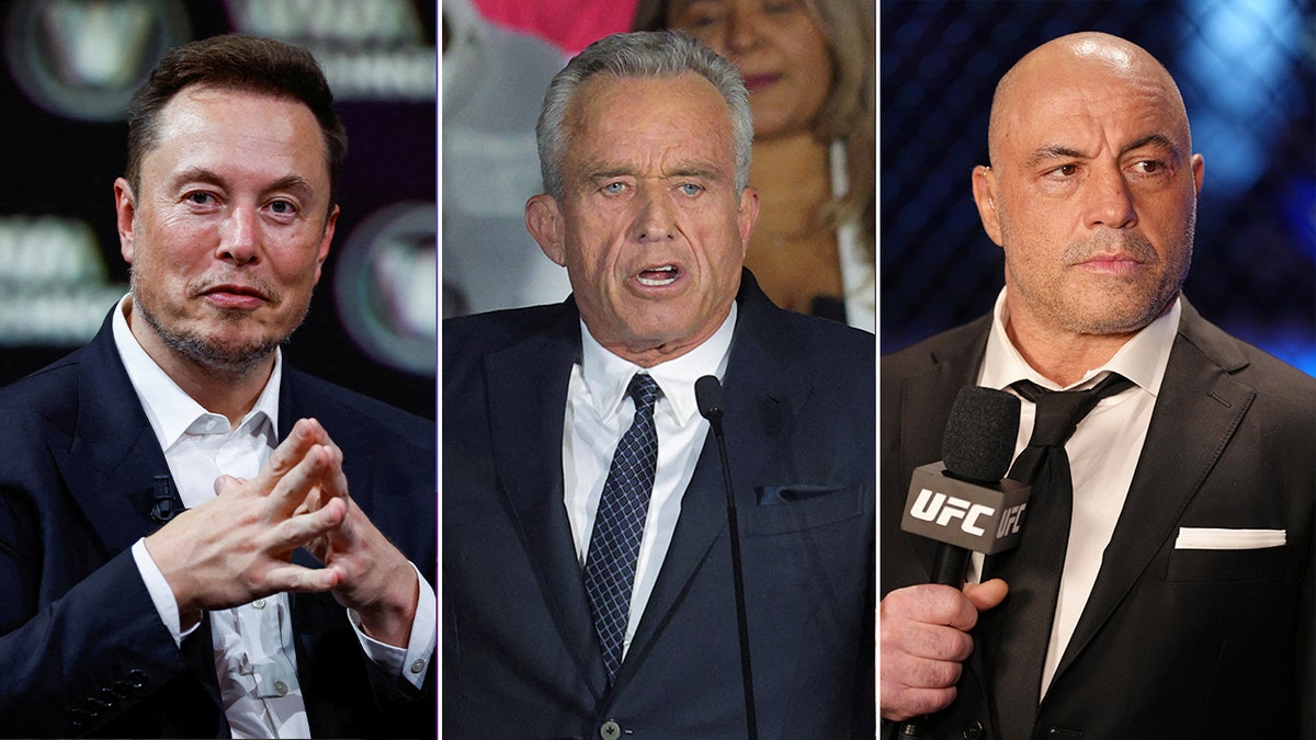 Elon Musk, Robert F. Kennedy Jr. and Joe Rogan