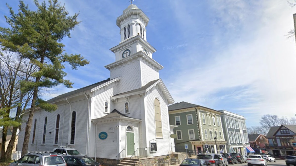 Grace Community Church in Marblehead, Massachusetts, was vandalized with graffiti.
