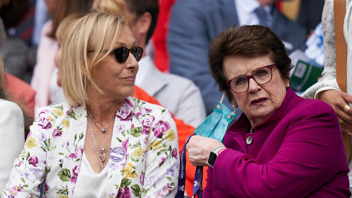 Martina Navratilova and Billie Jean King