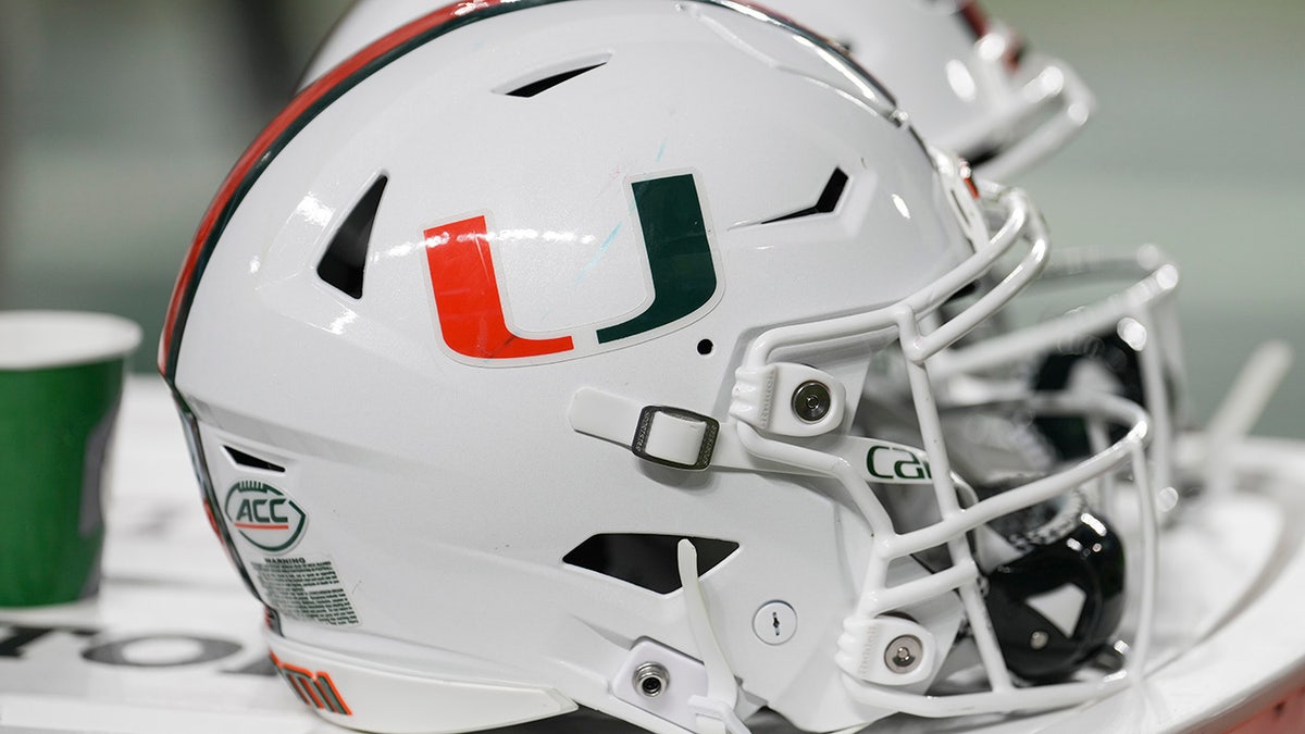 Miami football helmet