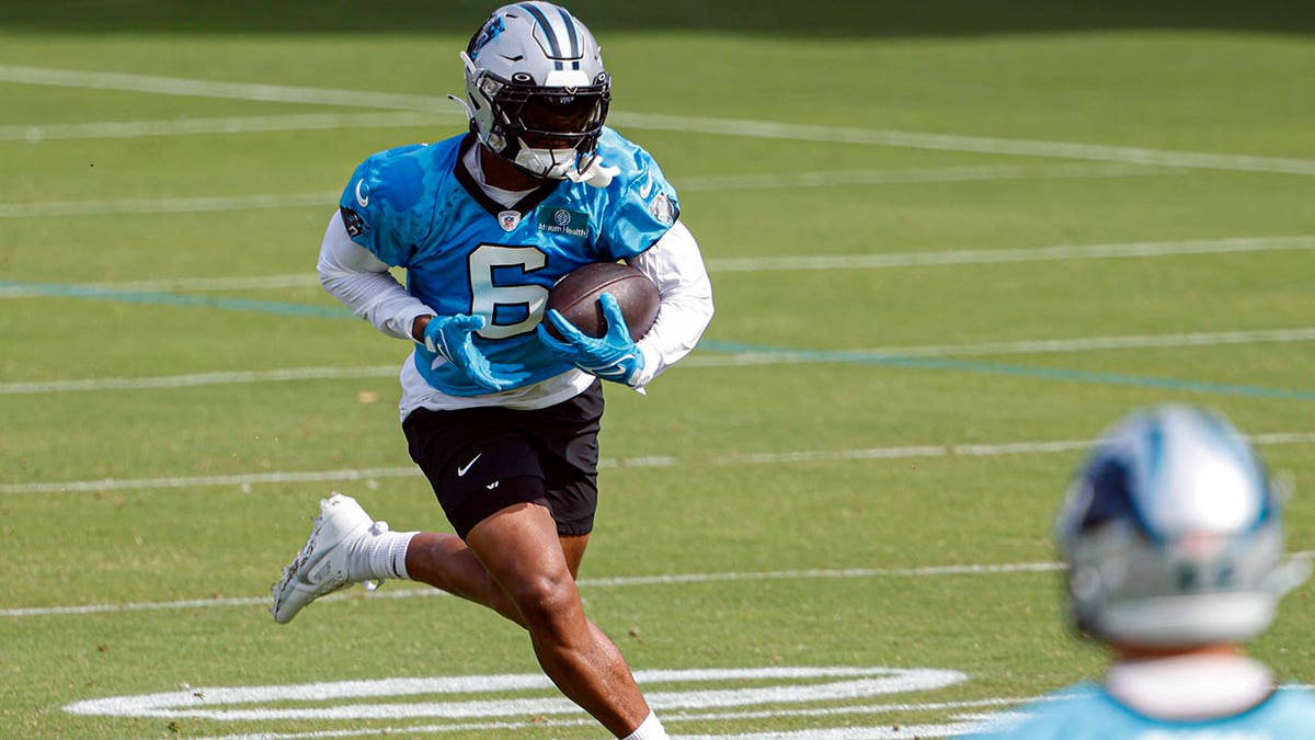 Miles Sanders with the Panthers