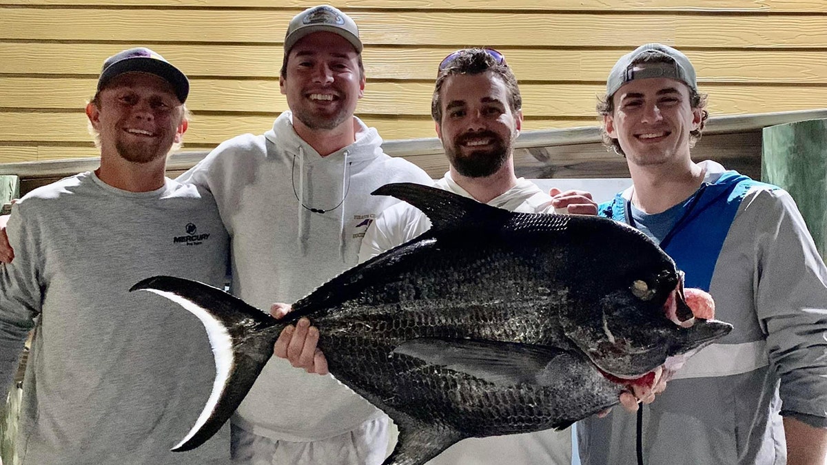 NC world record fish with anglers