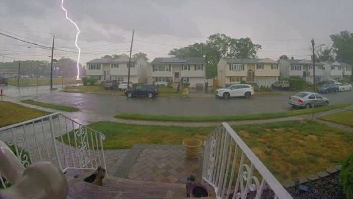 New Jersey lightning strike