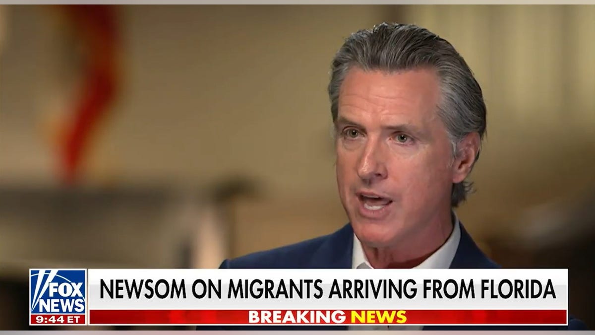 California Gov. Gavin Newsom interviewed by host Sean Hannity.