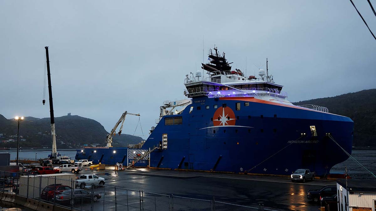 Equipment is prepared for the search for the missing OceanGate submersible