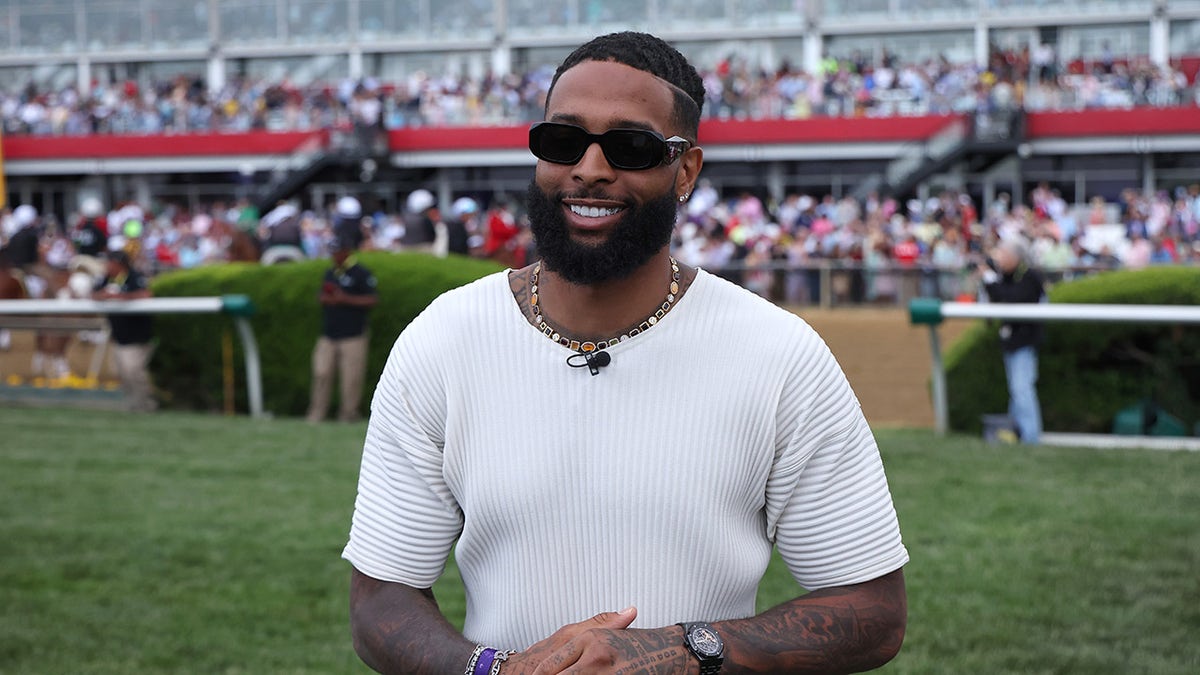 Odell Beckham Jr. at Preakness Stakes