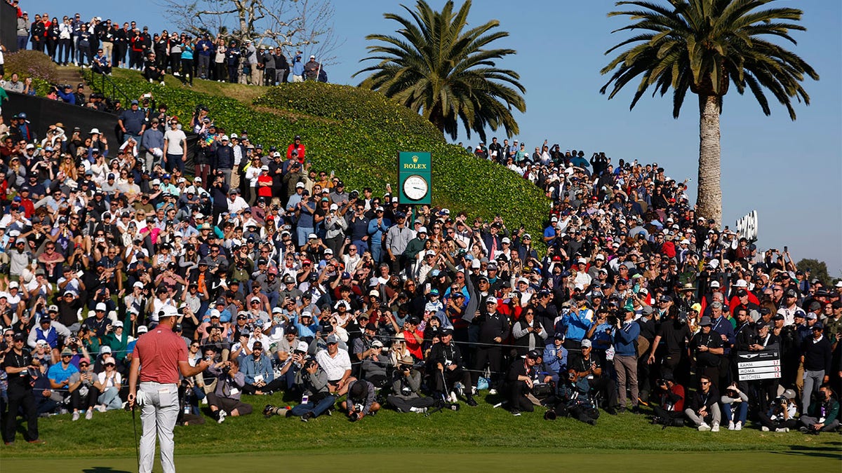 Jon Rahm on green