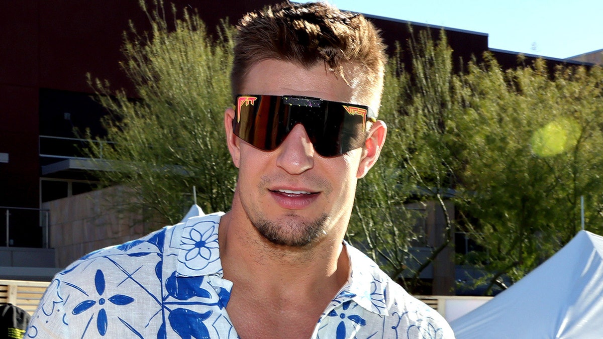 Rob Gronkowski at Gronk Beach