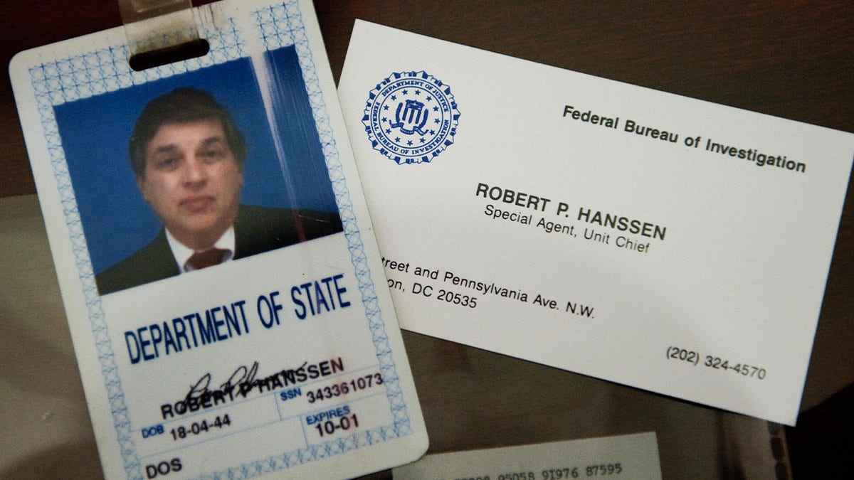 Robert Hanssen former FBI card