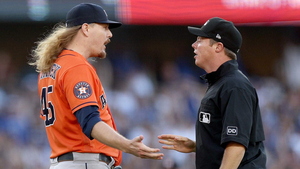 Astros' Ryne Stanek throws childish temper tantrum after costly balk vs  Dodgers