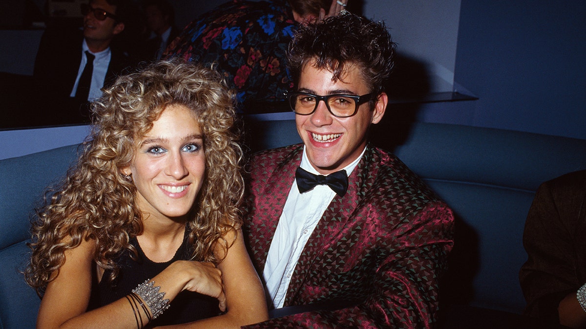 Sarah Jessica Parker and Robert Downey Jr. in 1984