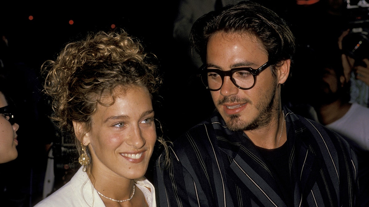 Sarah Jessica Parker and Robert Downey Jr. when they were dating