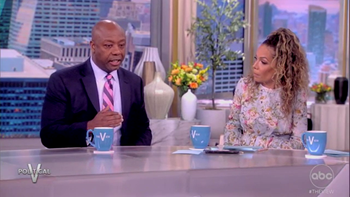 Tim Scott and Sunny Hostin