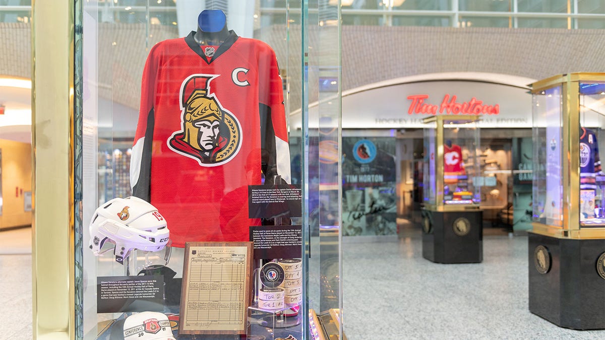 Ottawa Senators hangs in exhibit