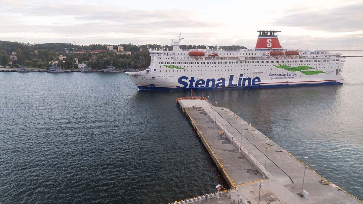 A photo of the Stena Line ship