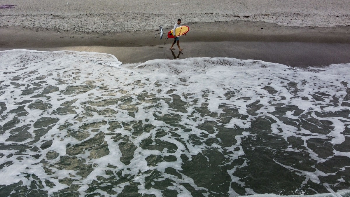 Cocoa Beach, Florida, shoreline