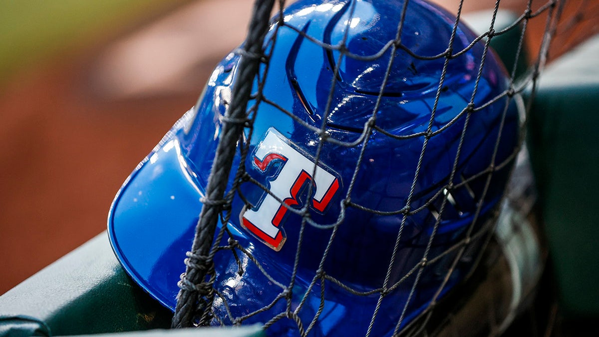 Texas Rangers helmet