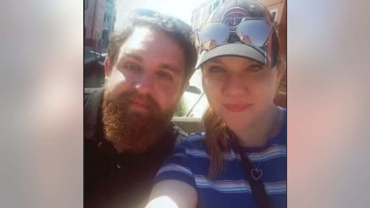 A selfie of Travis Valenti and Marlene Junker