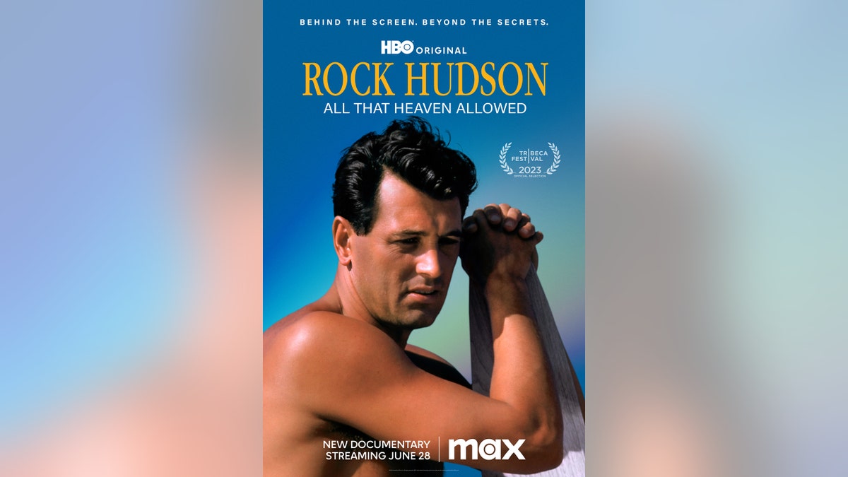 A poster for a new documentary on Rock Hudson