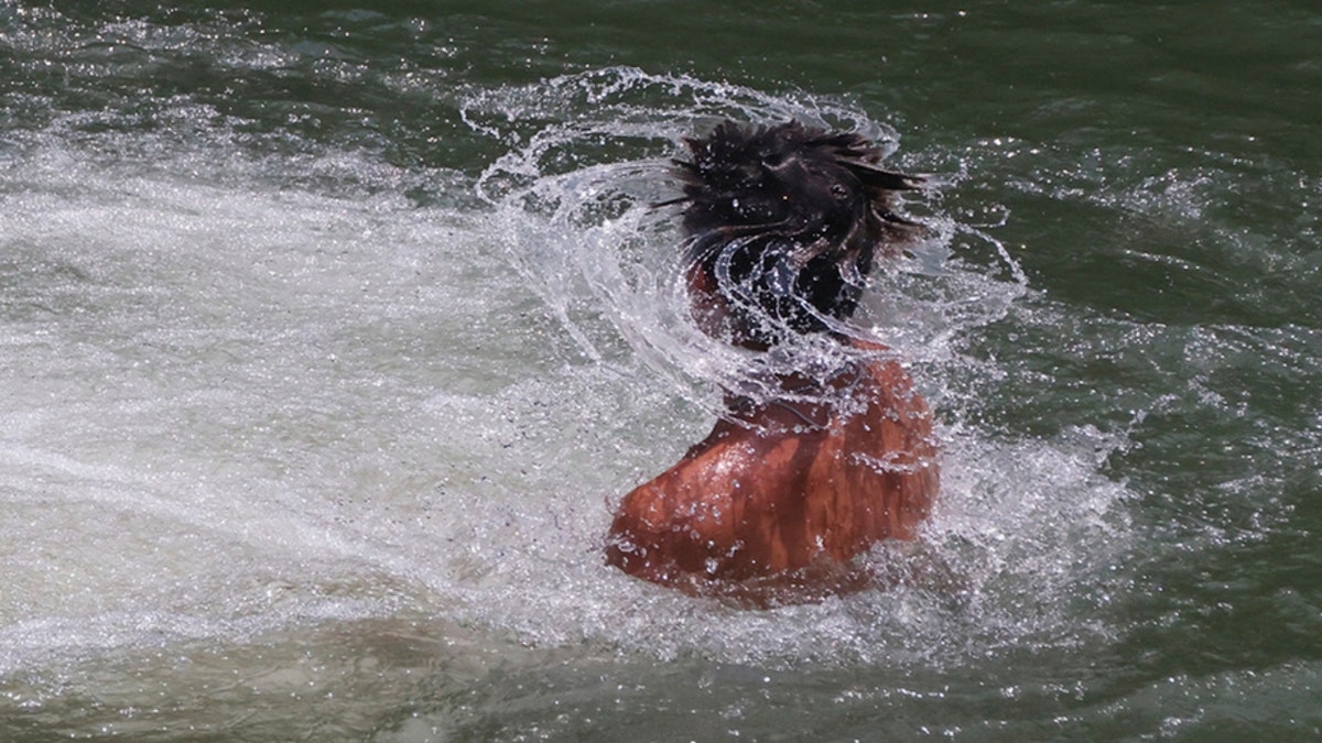 Man swimming