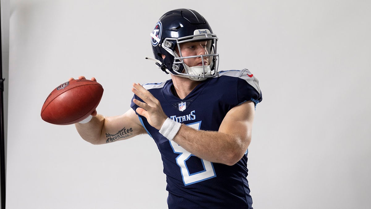 Tennessee Titans Levitating NFL Football