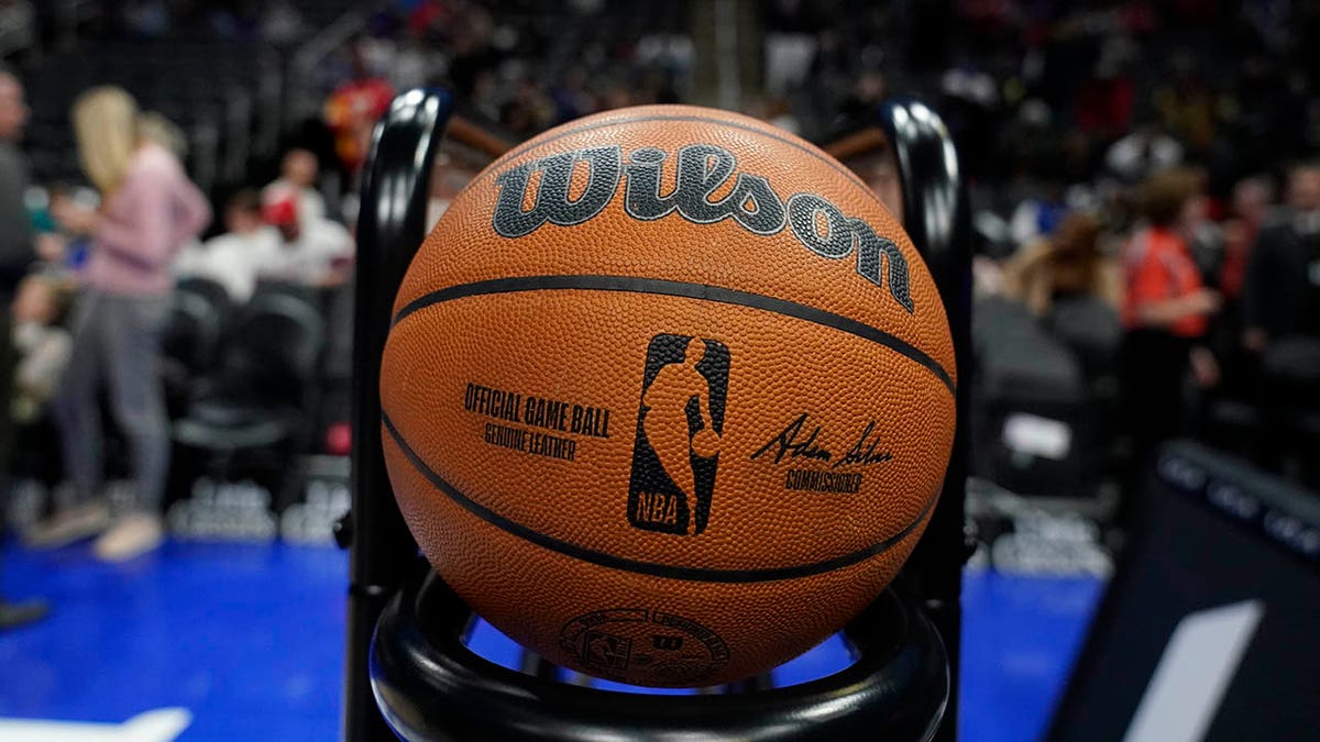 A Wilson basketball
